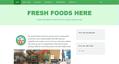 Desktop Screenshot of freshfoodshere.org